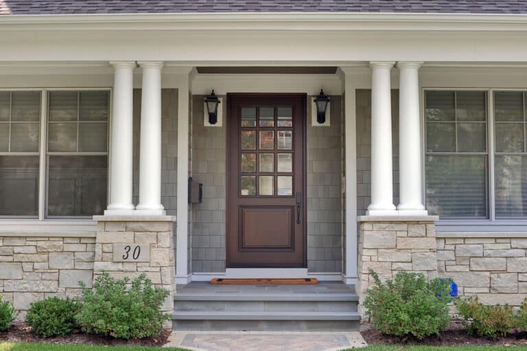 Glenview Front Entry Door Box Windows