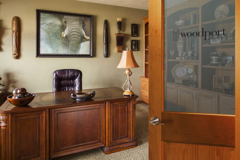 Woodport Office Door