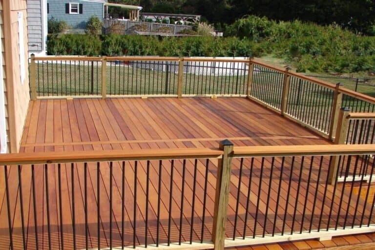Garapa deck, railing and steps with Penofin sealer